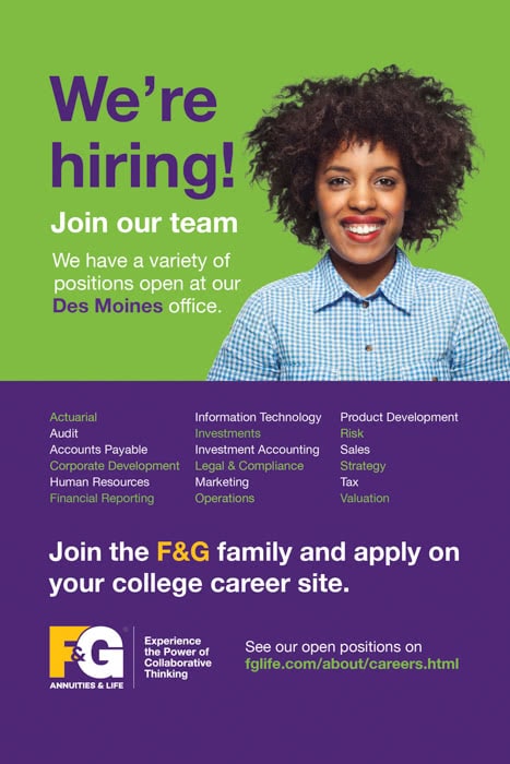 We're hiring poster